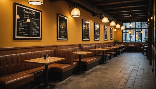 Les banquettes de restaurant : style, confort et convivialité
